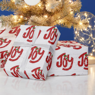 Papel De Regalo Snowman Sobre La Alegría Del Punto De Polka