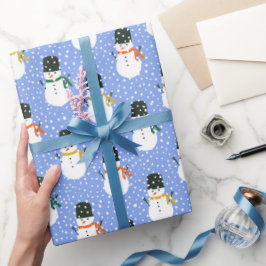 Papel de regalo snowmen