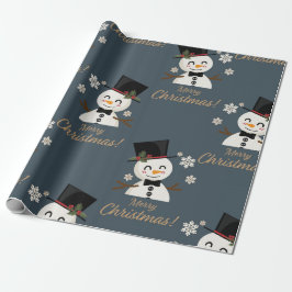 Papel De Regalo Snowmen