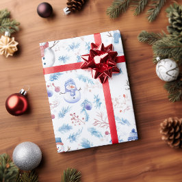 Papel De Regalo Snowmen