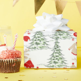 Papel De Regalo Snowy Christmas Wrap