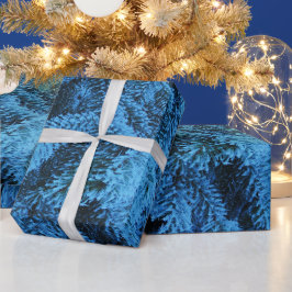 Papel De Regalo Snowy Forest Spruce