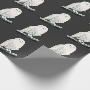 Papel De Regalo Snowy Owl