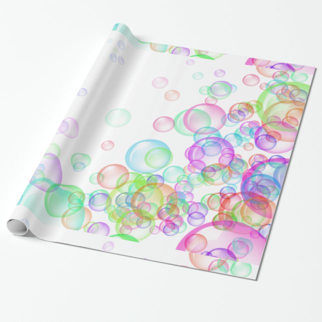 Papel De Regalo Soap Bubbles (Desenrollado)