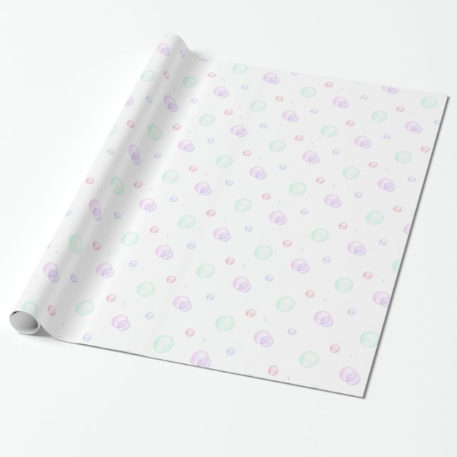 Papel De Regalo Soap Bubbles (Desenrollado)