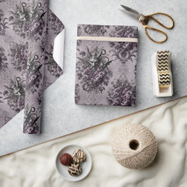 Papel De Regalo Soberano de los no muertos - Banda floral gótica