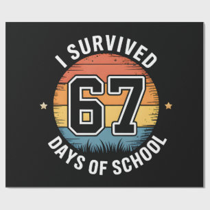 Papel De Regalo Sobreviví 67 Días De Colegio