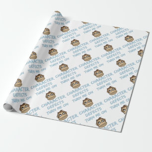 Papel De Regalo Sobrio de la recuperación de los defectos de