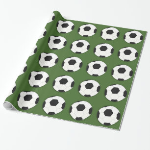 Papel De Regalo Soccer FootBall Sport