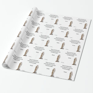 Papel De Regalo Sócrates y famosa cita de "Grandes Mentes"