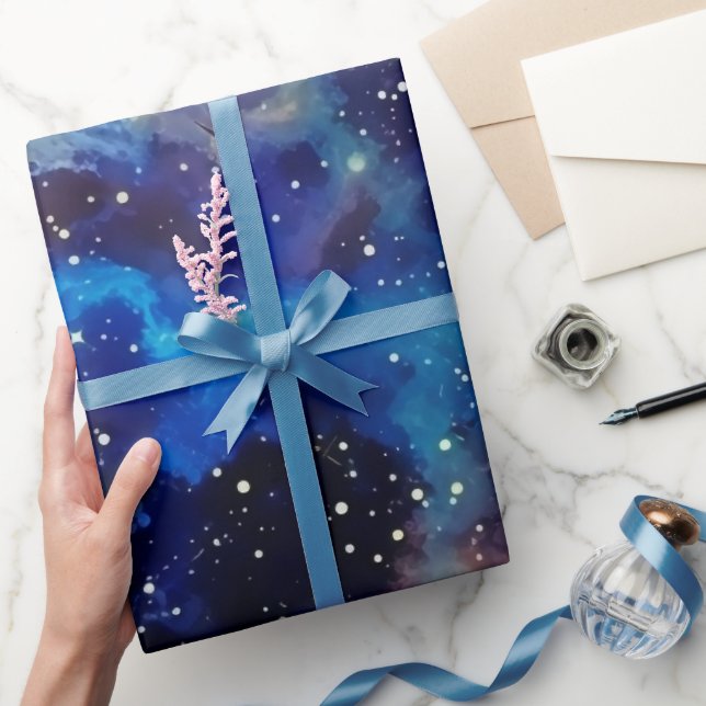 Papel De Regalo Sofisticado artista a la moda Alegre Papi Nacimien (Regalar)