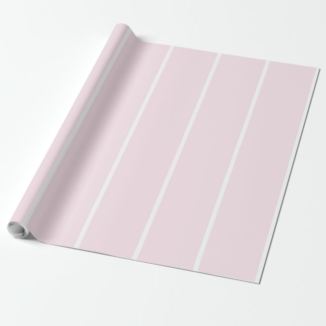 Papel De Regalo Soft Color Vertical Stripe Pattern Design (Desenrollado)