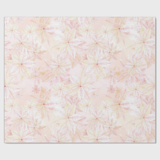 Papel De Regalo Soft Pink Poinsettias - Christmas Wrapping Paper