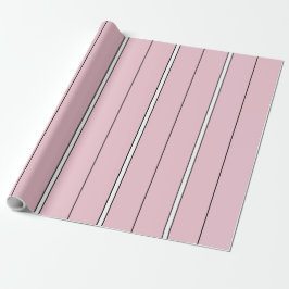 Papel De Regalo Soft Pink Vertical Stripe Pattern Minimal