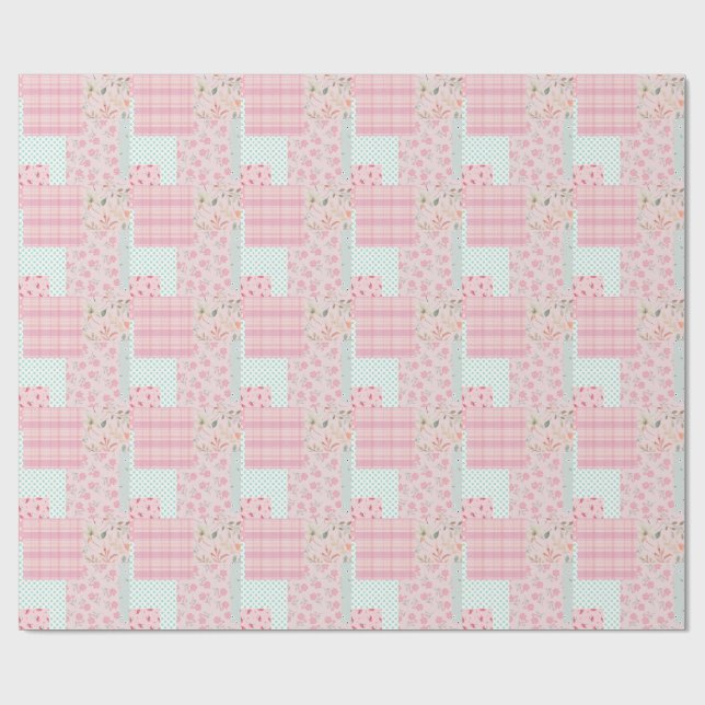 Papel De Regalo Soft Pinky Girly  (Superficie plana)