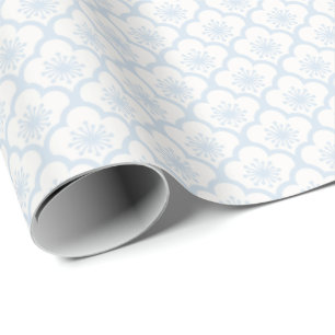 Papel De Regalo Soft Sakura Polvo Azul - Neutral