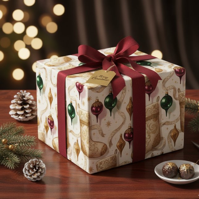 Papel De Regalo Soft Velvet Heirloom Christmas Stockings (Subido por el creador)