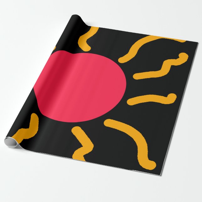 Papel De Regalo Sol corto (Desenrollado)