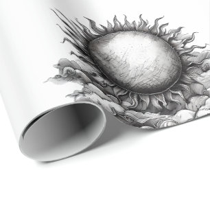 Papel De Regalo Sol Nublado