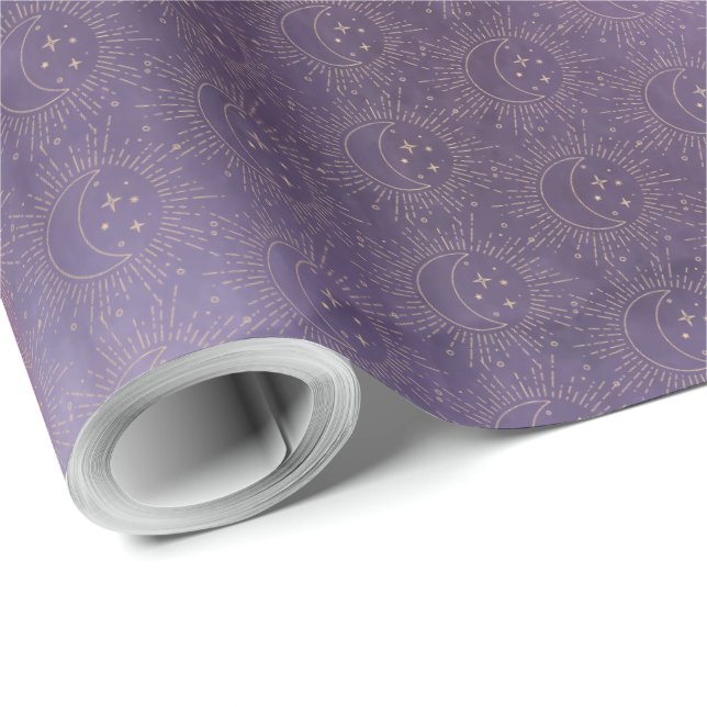 Papel De Regalo Sol y Luna (Esquina del rollo)