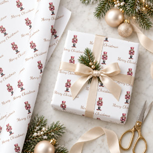 Papel De Regalo Soldado Cascanueces Navidad
