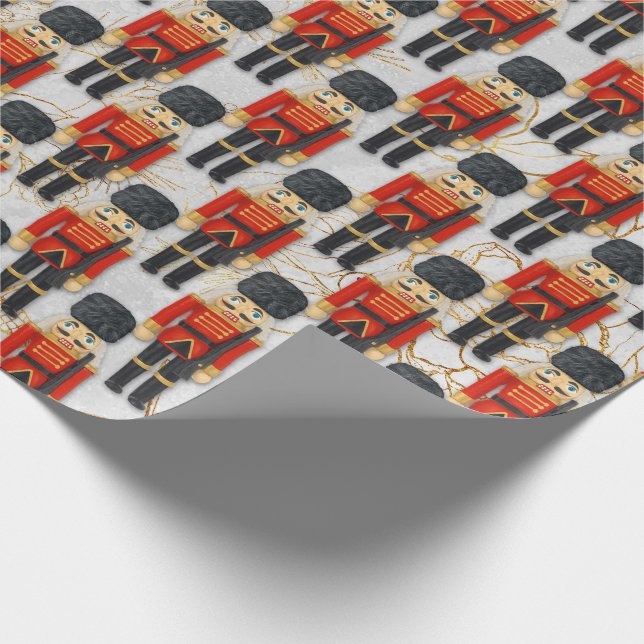 Papel De Regalo Soldado de juguetes desnudos Navidades navideños n (Esquina)