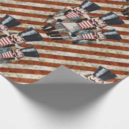 Papel De Regalo Soldados Cascanueces Rayas 