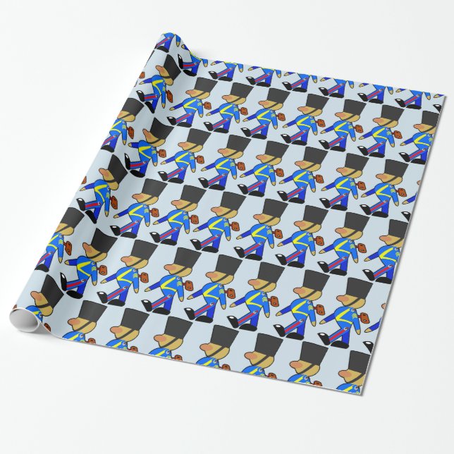 Papel De Regalo Soldados juguetes (Desenrollado)
