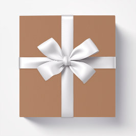 Papel De Regalo Solid milk chocolate brown