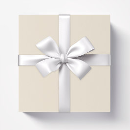 Papel De Regalo Sólido beige de luz blanca antigua