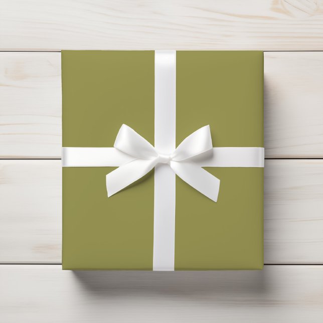 Papel De Regalo Sólido de tierra verde oscuro de moss (Subido por el creador)
