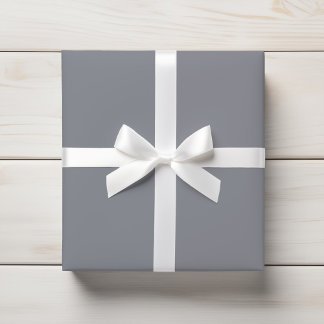 Papel De Regalo Sólido elegante gris neutro suave