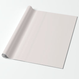 Papel De Regalo Sólido elegante minimalista de sal de pasto blanco