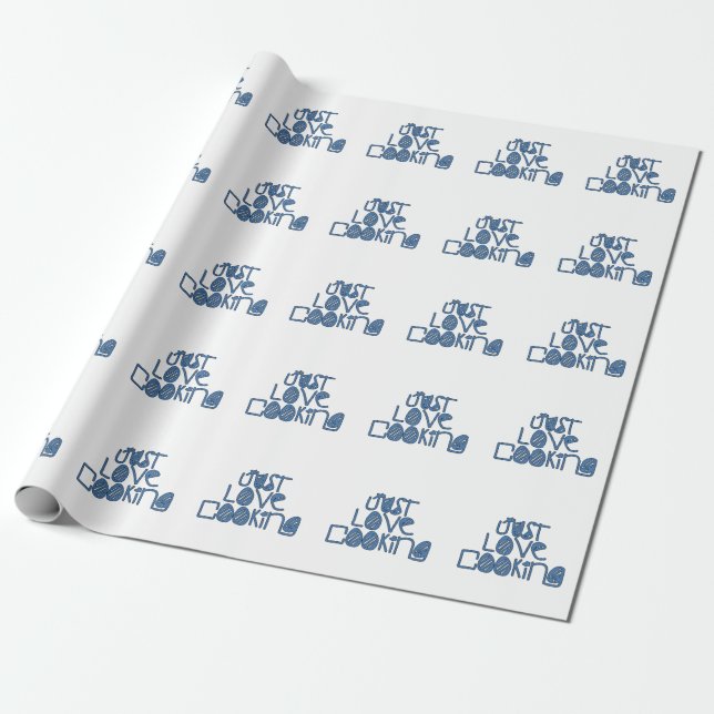Papel De Regalo Sólo amor cocinando (Desenrollado)