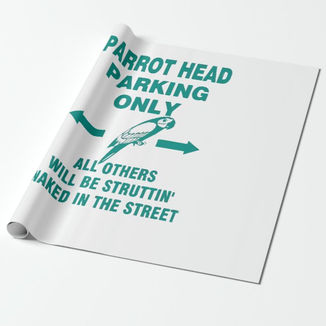 Papel De Regalo Sólo aparcamiento (Desenrollado)