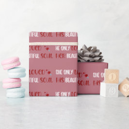 Papel De Regalo Sólo Le Encantaba Su Hermoso Soul Rosa De Oro