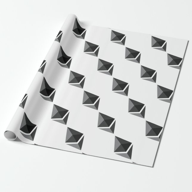 Papel De Regalo Solo logotipo etéreo (Desenrollado)