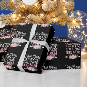 Papel De Regalo Solo Quiero Ser Una Mamá De Perro En Casa Día De L