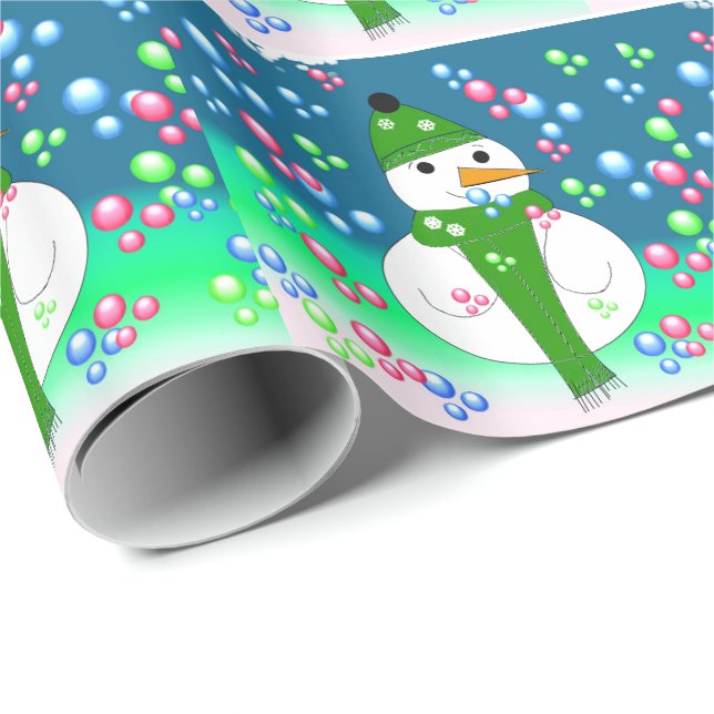 Papel De Regalo Sólo Soplando Burbujas (Esquina del rollo)