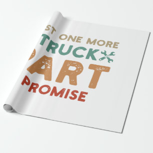 Papel De Regalo Solo un camión más, parte que prometo