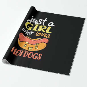 Papel De Regalo Sólo un Chica que ama al perro de Dachshund