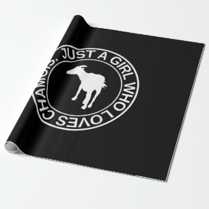 Papel De Regalo Sólo Un Chica Que Ama El Regalo Chamois Para La Ca