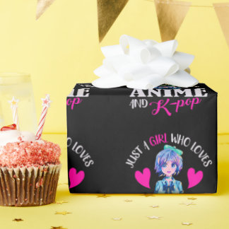 Papel De Regalo Solo una chica que ama el anime y el K-Pop