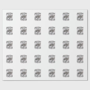 Papel De Regalo Solo Una Chica Que Ama Las Tortugas Diseño De Cami