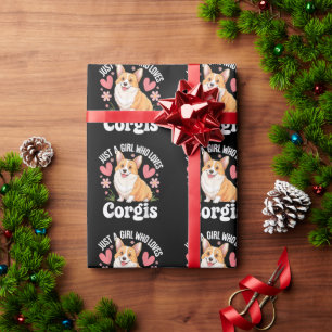 Papel De Regalo Solo una chica que ama los Corgis