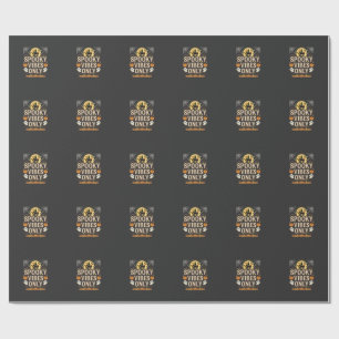 Papel De Regalo Sólo Vibraciones Espeluznantes Diseño de Castillo
