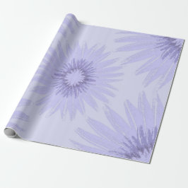 Papel De Regalo Sombras de girasoles de lavanda