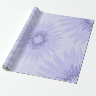Papel De Regalo Sombras de girasoles de lavanda