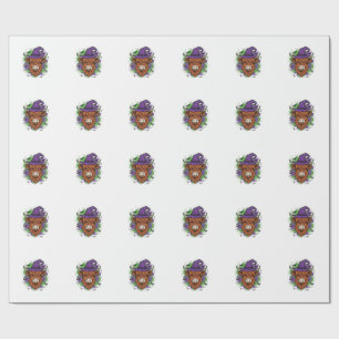 Papel De Regalo Sombrero de bruja de vaca de las Highlands de Hall