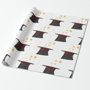 Papel De Regalo Sombrero de copa mágico